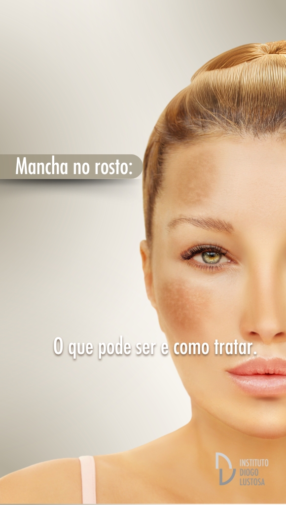 mancha no rosto